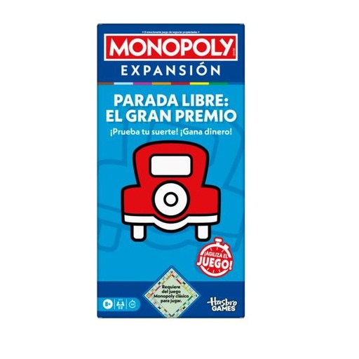 [HBG0718] Hasbro Games - Expansión del Juego de Mesa Monopoly Clásico 8a+