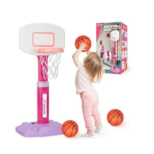 [KGLQ2007B] Cancha de Basketball Rosado 12m+