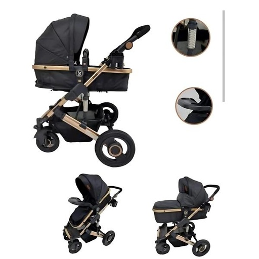 [FDAHA9188N] Coche para Bebé Negro 0m+(449266)