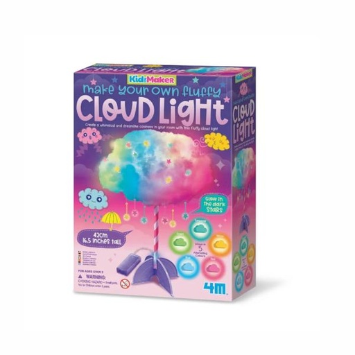 [4M4803] KidzMaker Crea tu Propia Lámpara de Nube 5a+