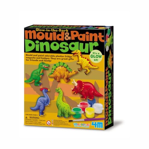 [4M4814] Crea tu Escalón para Jardin de Dinosaurios Brillantes 8a+