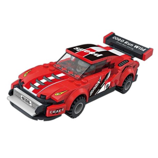 [CO3483] Auto de Carreras Armable 307Pzs 6a+