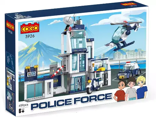 [CO3926] Estación de Policia Armable 659Pzs 6a+