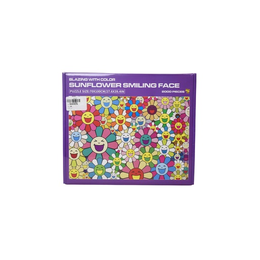 [WW1017A] Rompecabezas de Cara Sonriente de Girasol 2000Pzs 14a+