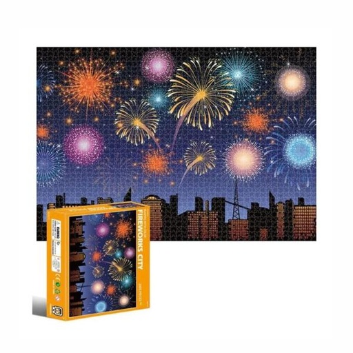 [WW1017C] Rompecabezas de la Ciudad de los Juegos Artificiales 2000Pzs 14a+