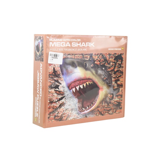 [WW1017M] Rompecabezas del Mega Tiburón 2000Pzs 14a+