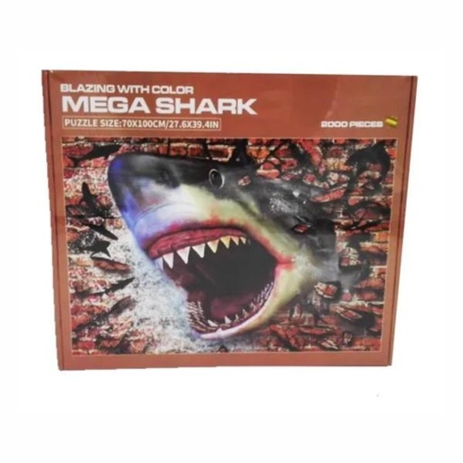 [WW1017M] Rompecabezas del Mega Tiburón 2000Pzs 14a+