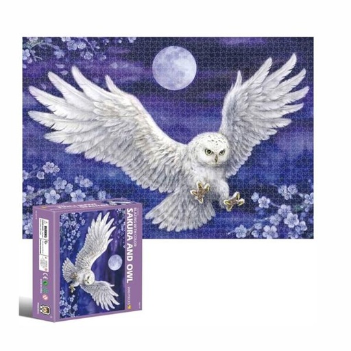 [WW1017W] Rompecabezas de Sakura y el Búho 2000Pzs 12a+