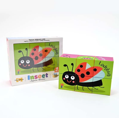 [WW88743R] Rompecabezas de Insectos 6Pzs 3a+