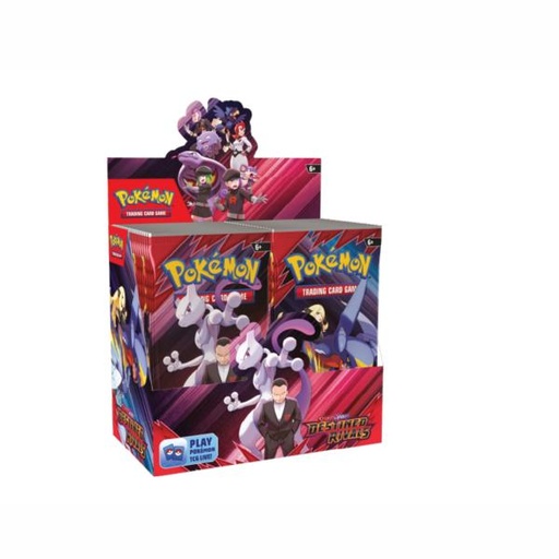 [CD23175] Cartas para Intercambio Pokémon Scarlet & Violet Destined Rivals Sobre x10 Tarjetas Displ/36 Surt/4 6a+