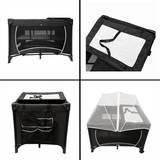 [AC211028005] Encierro Corral Neon Negro con Cambiador 0-36m