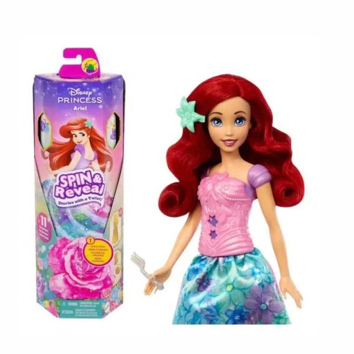 [MTHTV88] Muñeca Disney Princesa Spin & Reveal Sirenita 3a+