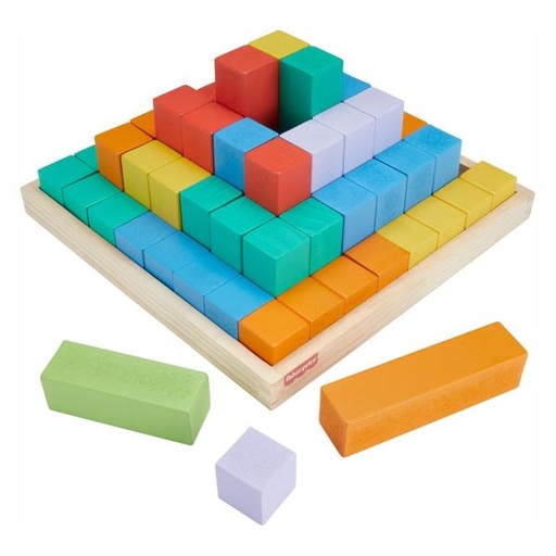[MTHXT79] Fisher-Price Bloques Apilables De Madera 18m+