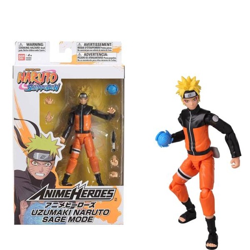 [NZ36907] Figura Anime Heroes Naruto Shippuden Naruto Uzumaki 4a+