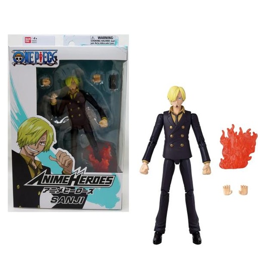 [NZ36933] Figura Anime Heroes One Piece Sanji 4a+