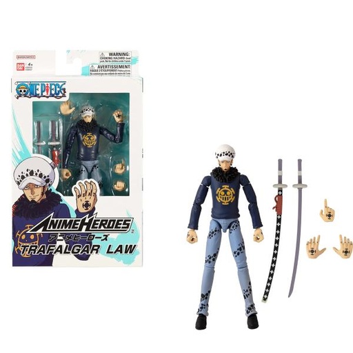 [NZ36937] Figura Anime Heroes One Piece Trafalgar Law 4a+
