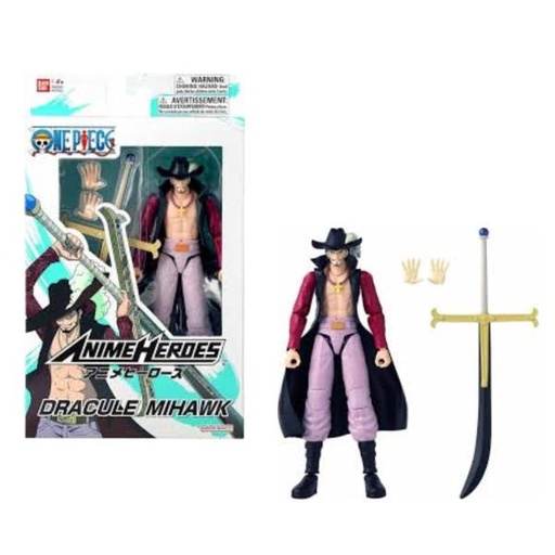 [NZ37053] Figura Anime Heroes One Piece Dracule Mihawk 4a+