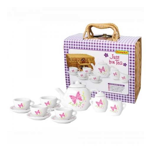[CM9713] Mini Set Picnic Té  13pz en Cacasta 8a+