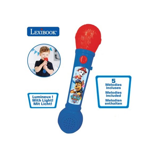 [LX08490] Microfono para Cantates Principiantes Paw Patrol 3a+ 
