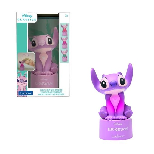 [LX10809] Parlante con Luz Disney Stitch Angel 3a+