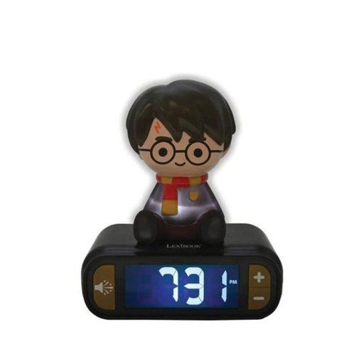 [LX09219] Reloj Despertador con Luz Nocturna y Sonido Harry Potter