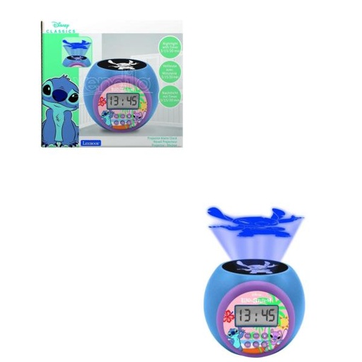 [LX10468] Reloj Proyector Disney Stitch