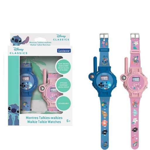 [LX10658] Relojes Walkie Talkie Disney Stitch 6a+