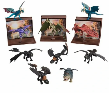 [BT6072554] Figuras Mini Cómo Entrenar a tu Dragón Sorpresa Displ/8 4a+