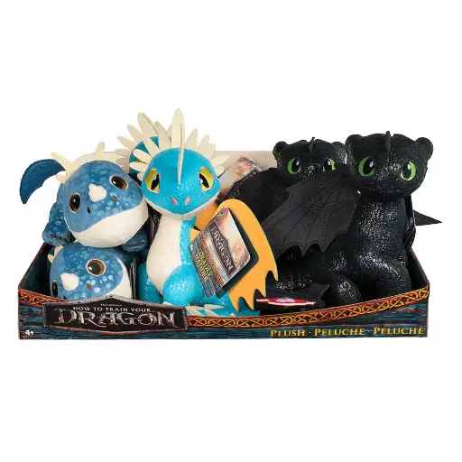 [BT6072912] Peluche Cómo Entrenar a tu Dragón Displ/6 Surt/3 4a+