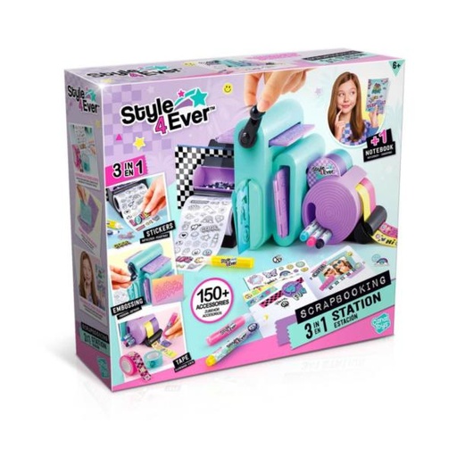 [CTOFG275] Estudio para Decorar y Colorear para Personalizar 3en1 Style 4Ever 6a+