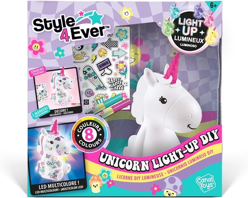 [CTOFG293] Figura con Luz para Decorar deUnicornio 6a+