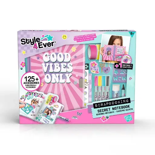 [CTOFG298] Cuaderno para Personalizar con Cintas y Stickers Style 4Ever 6a+