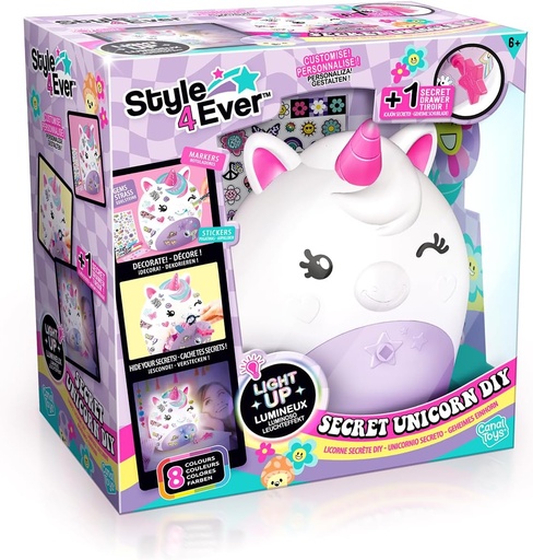 [CTOFG301] Cajón Secreto de Unicornio para Decorar y con Luz Style Ever 6a+