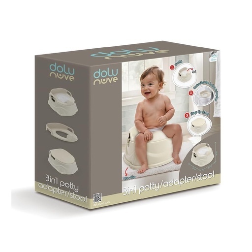 [DO7182] Inodoro 3en1 Beige 18m+