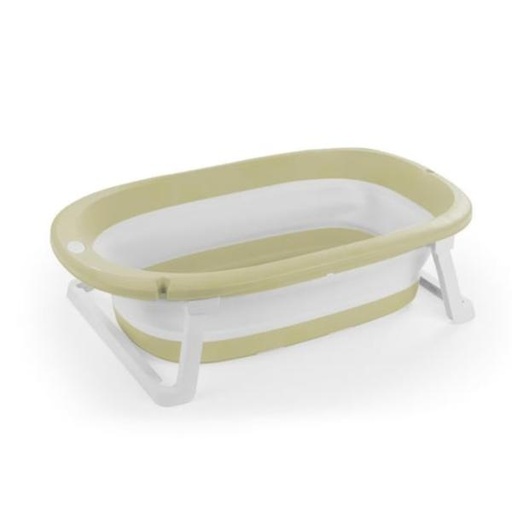 [DO7266] Bañera Plegable Para Bebé  Portatil Verde 6m+