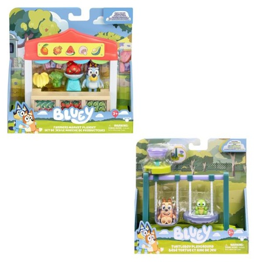 [BT17671] Set de Juego de Bluey Mercado y Juego del Niño Tortuga Surt/2 3a+