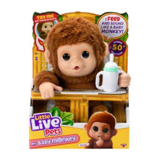 [BT26613] Peluche Bebé Mono Little Live 4a+ Mango