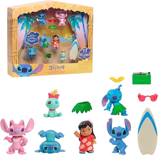 [BT46112] Set de Figuras Disney Stitch 11Pzs 3a+