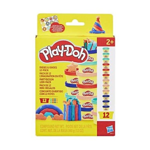 [HBG0519] Play-Doh Set de 12 Moni Plasticinas 2a+