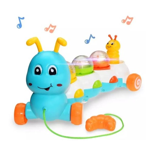 [DG366042] Oruga de Jalar con Luz y Sonido 18m+