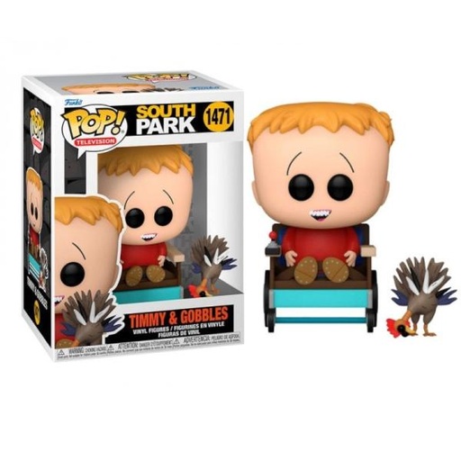 [FK34391] Figura Funko Pop! South Park (1471) Timmy & Gobbles 3a+