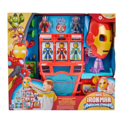 [HBG1259] Cuartel General Marvel Iron Man and his Awesome Friends 3a+