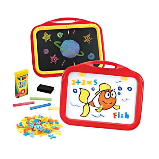 [GP5086-03] Pizarra de 2 Caras Creativa y Divertida 3a+