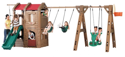 [ST8014] Playground Cabaña de Aventuras c/Planeador 3a+(2CAJAS)