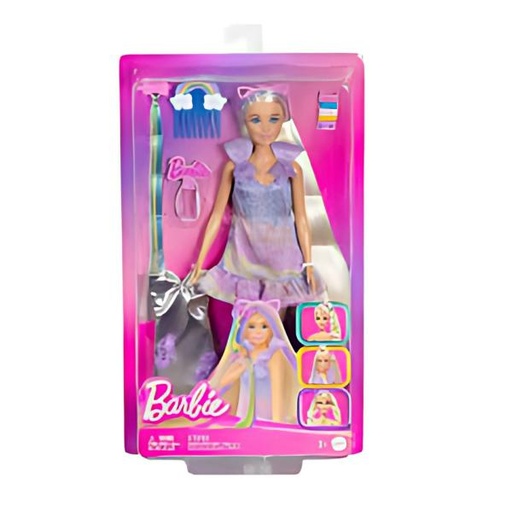[MTJCT72] Muñeca Barbie Pelo Divertido y Elegante 4a+