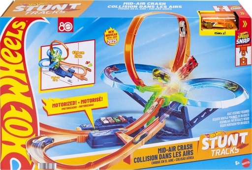 [MTJFD12] Hot Wheels Pista Choque en el Aire 5a+