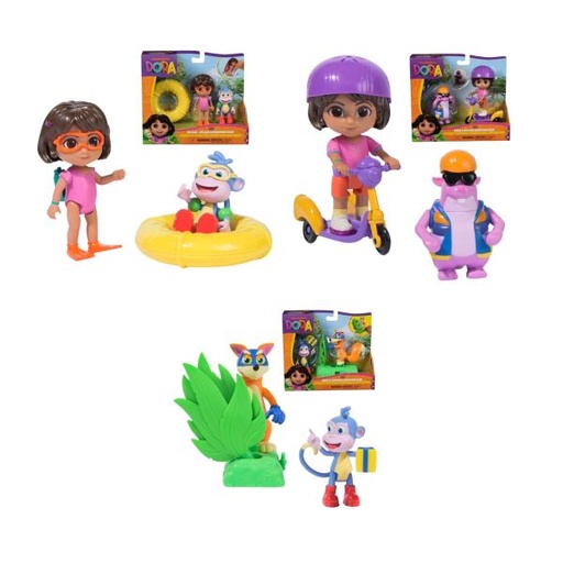 [BT6071566] Figuras Nickelodeon de Dora la Exploradora Surt/3 3a+