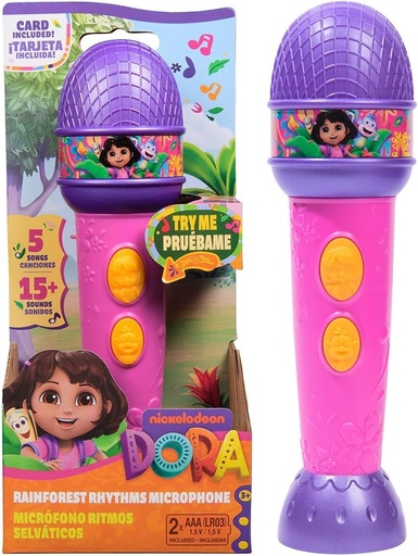 [BT6073358] Micrófono Ritmos Selváticos de Dora la Exploradora 3a+