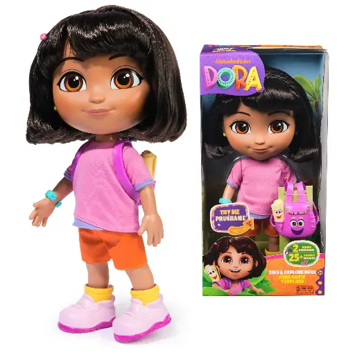 [BT6074836] Muñeca Nickelodeon Dora La Exploradora Canta y Explora 3a+