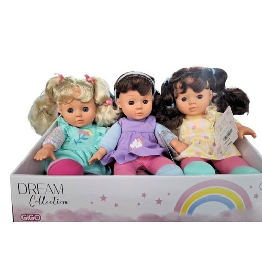 [GIG24314] Muñeca Suave Dream Collection Dipl/6 Surt/3 3a+